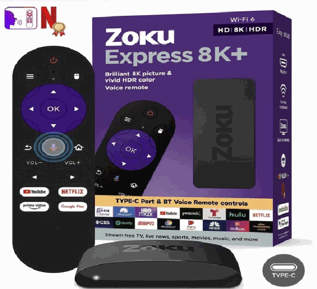 TV Box 8K HDR Zoku 8K+