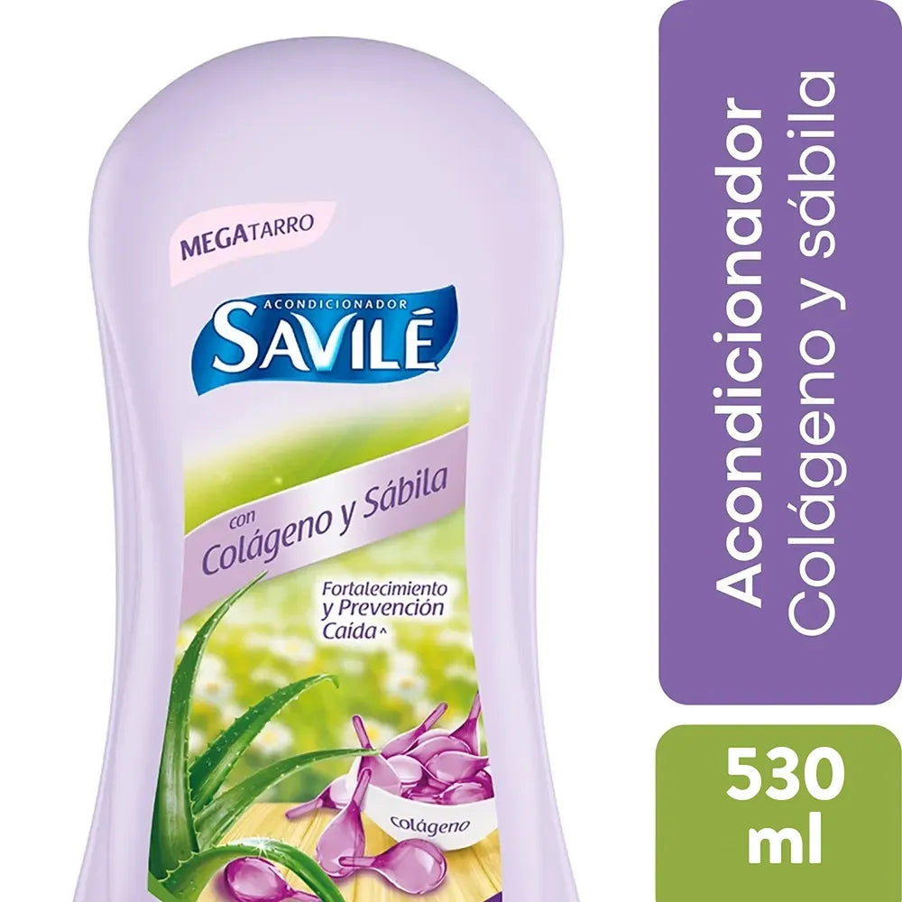 Acondicionador Savile Con Colageno Y Sábila - 530 Ml