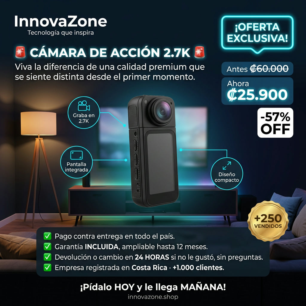 Cámara de Acción 2.7K