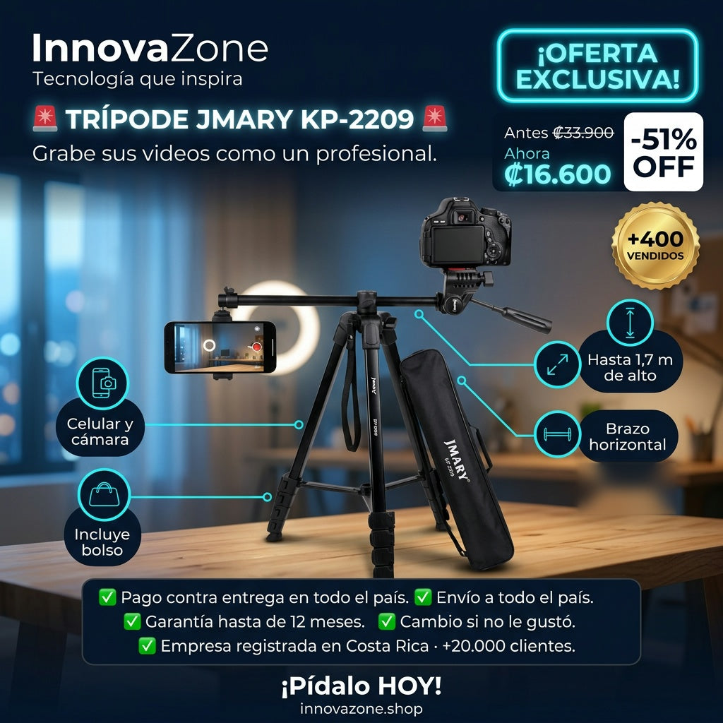 Trípode JMARY KP-2209 - oferta