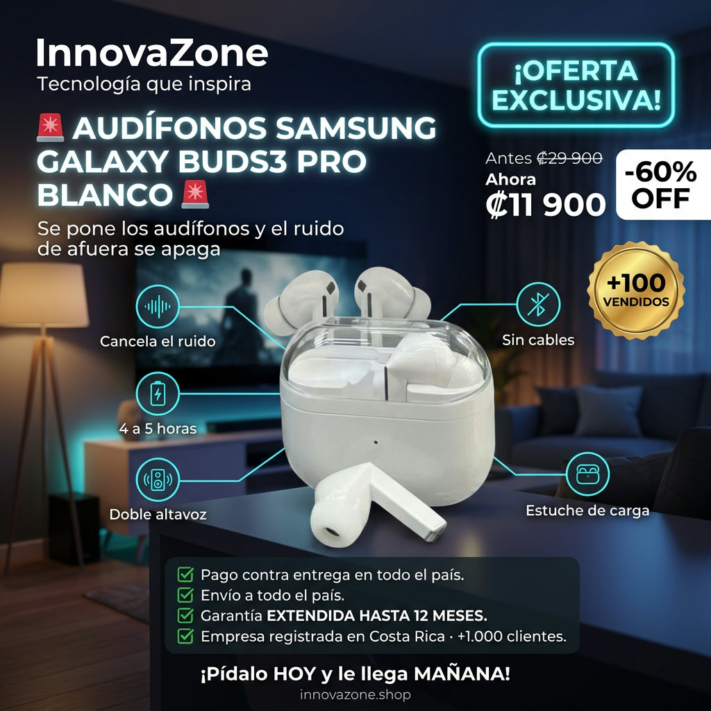 Audífonos Samsung Galaxy Buds3 Pro Blanco