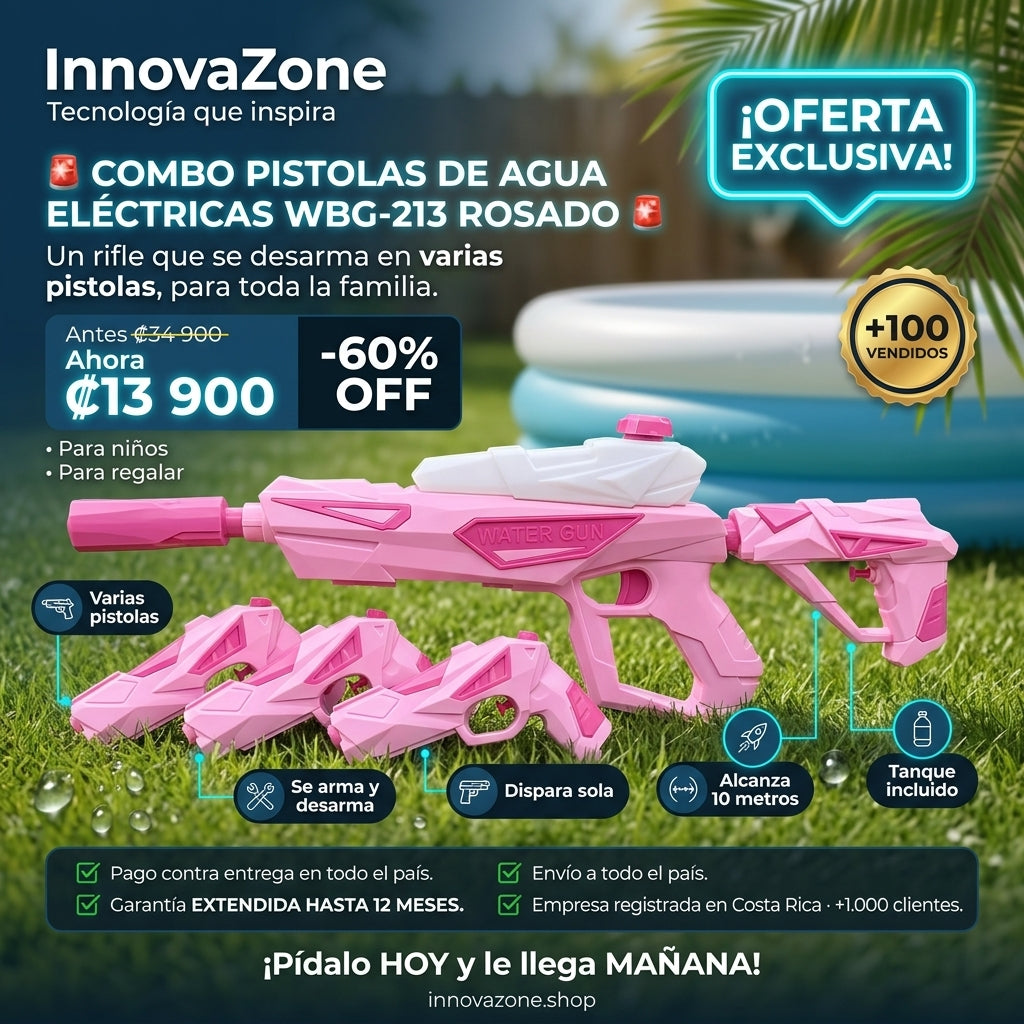 Combo pistolas de agua electricas WBG-213