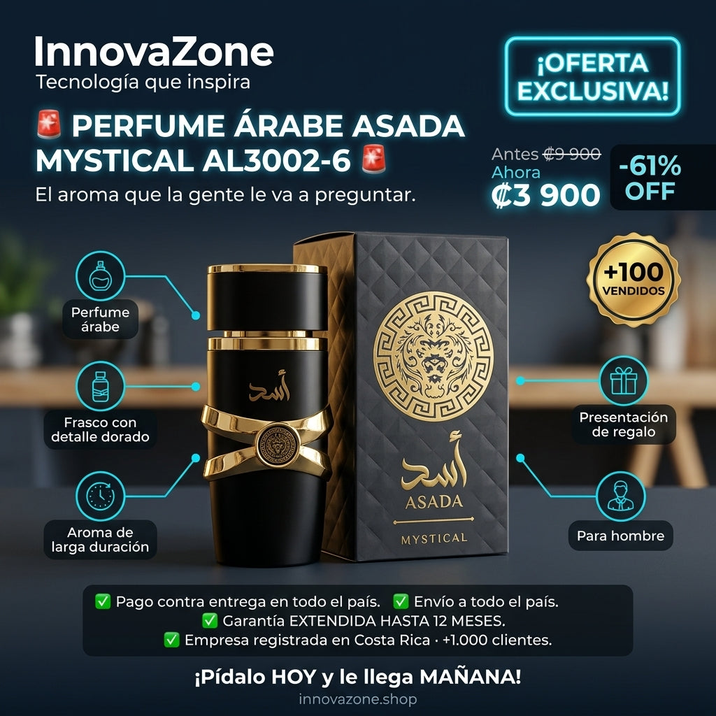 Perfume Árabe ASADA MYSTICAL AL3002-6