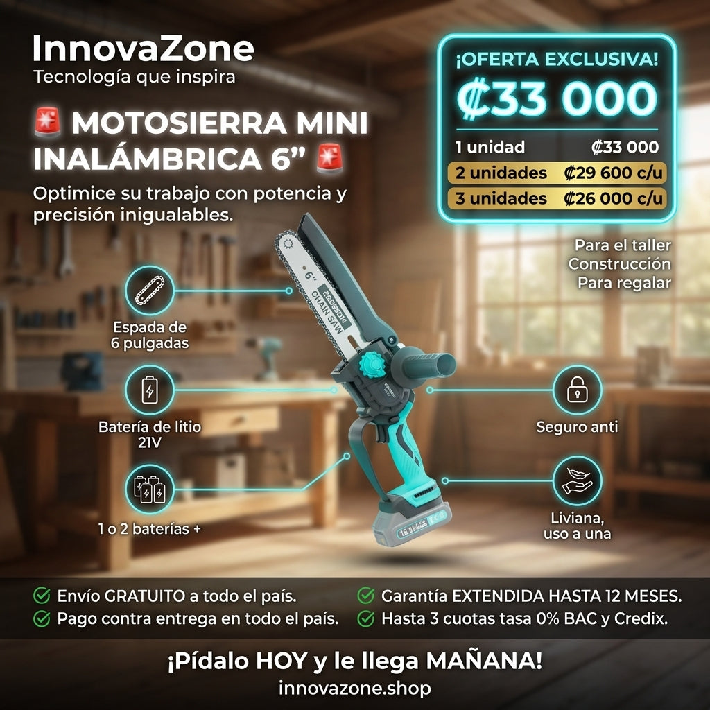 Motosierra Mini 6 pulgadas - oferta