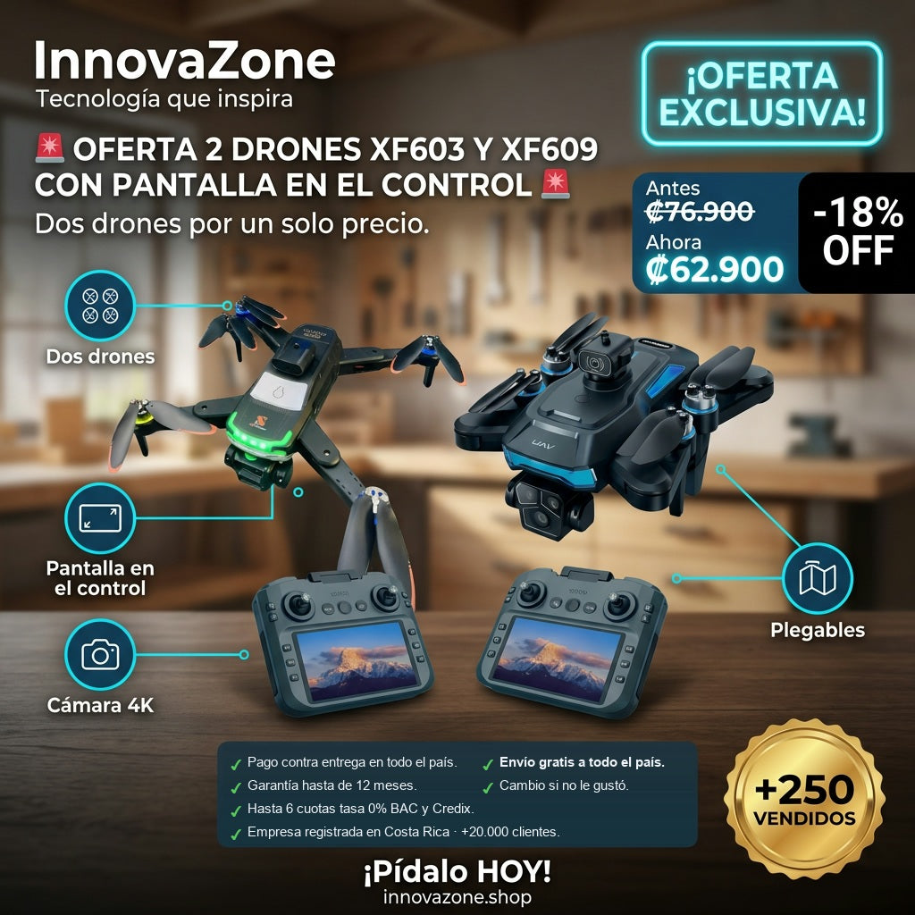 Oferta 2 drones XF603 y XF609 - oferta
