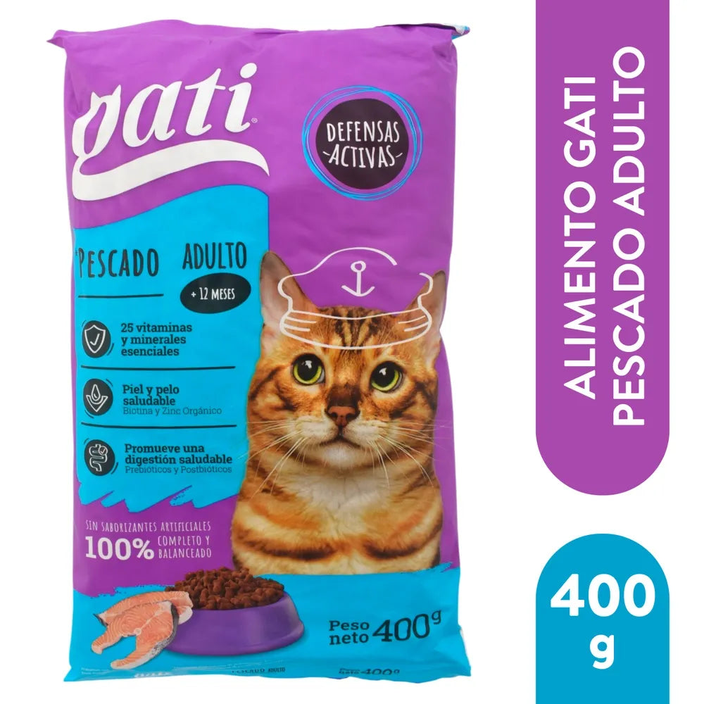 Alim Gati Pescado Adulto 400 G
