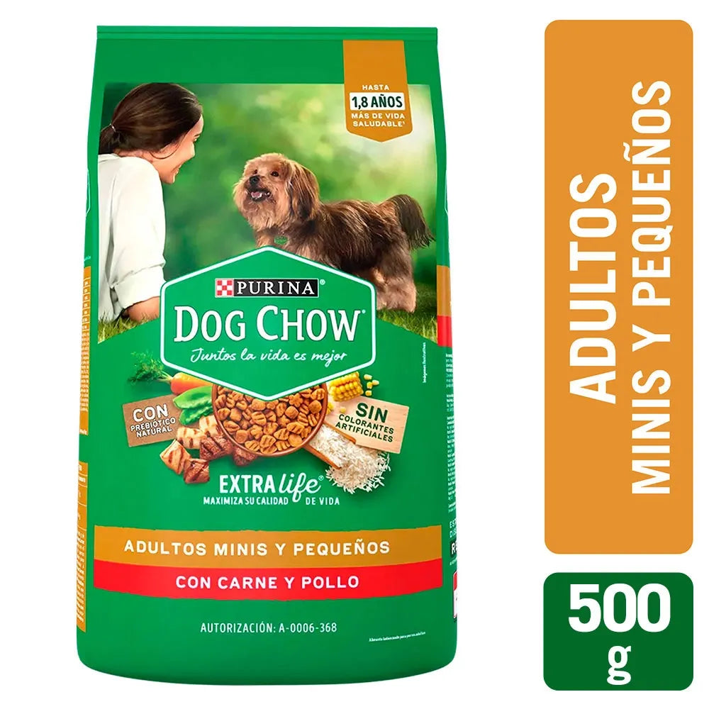 Alimento Para Perro Purina Dog Chow Adulto Minis Y Pequeños - 500 G