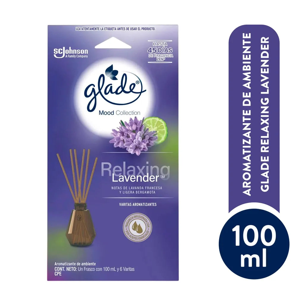 Aromatizante Glade Varitas Relaxing Lavender - 100 Ml