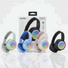 Audifono Diadema Rgb Bt Fm Sd