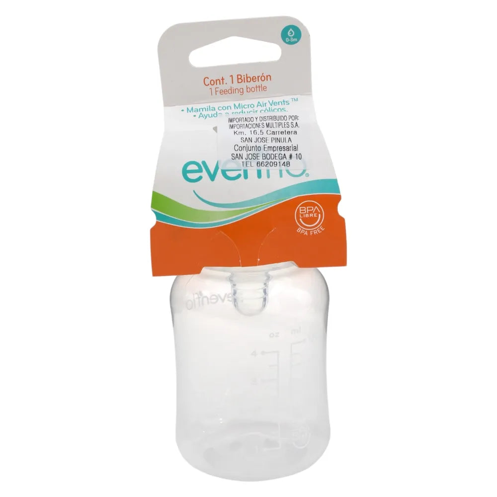 Biberón Evenflo Contour - 4 Oz