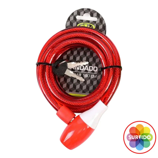 Candado Para Bicicleta Athletic Works En Colores Surtidos