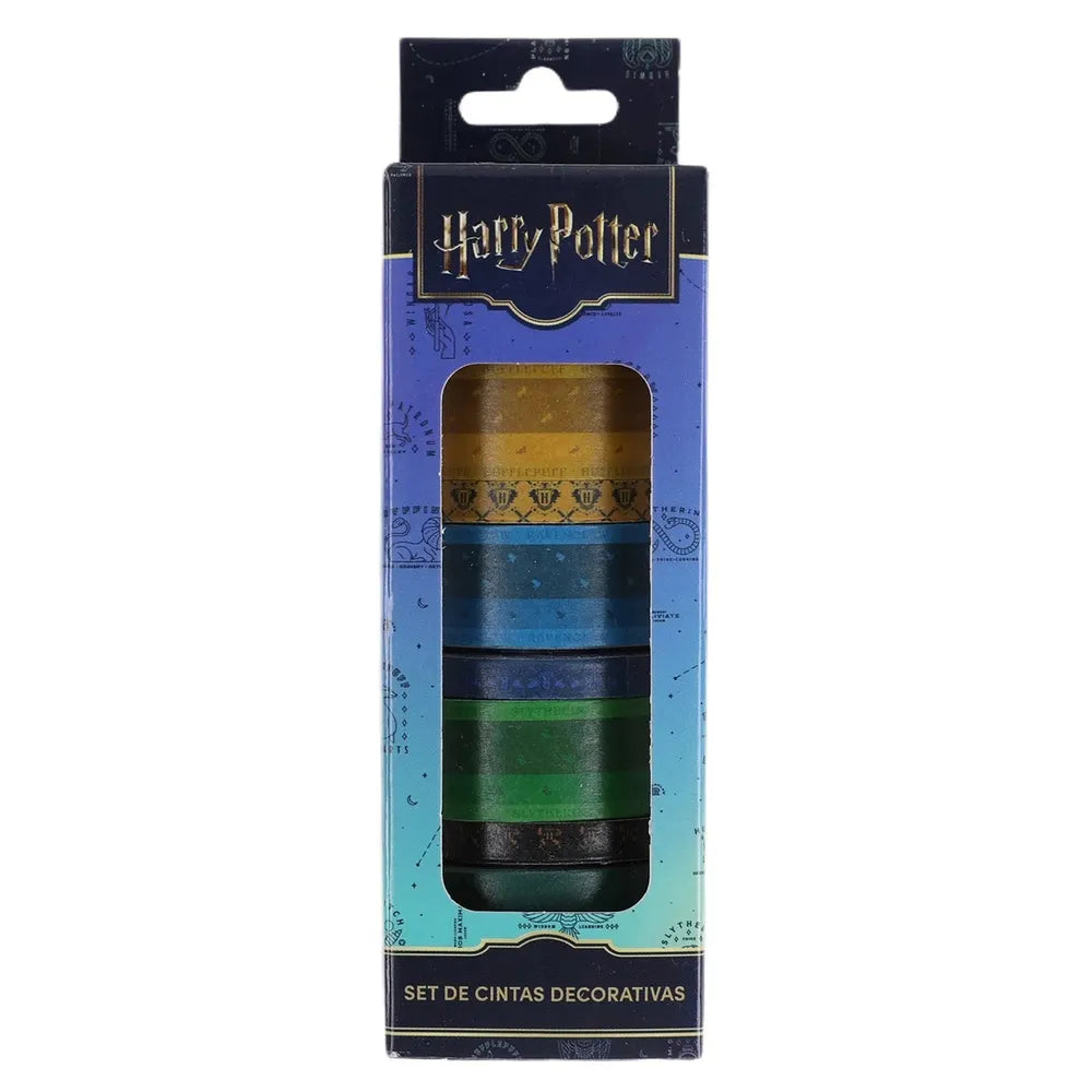 Cinta Decorativa Harry Potter Washi Tape - 10 Pzas