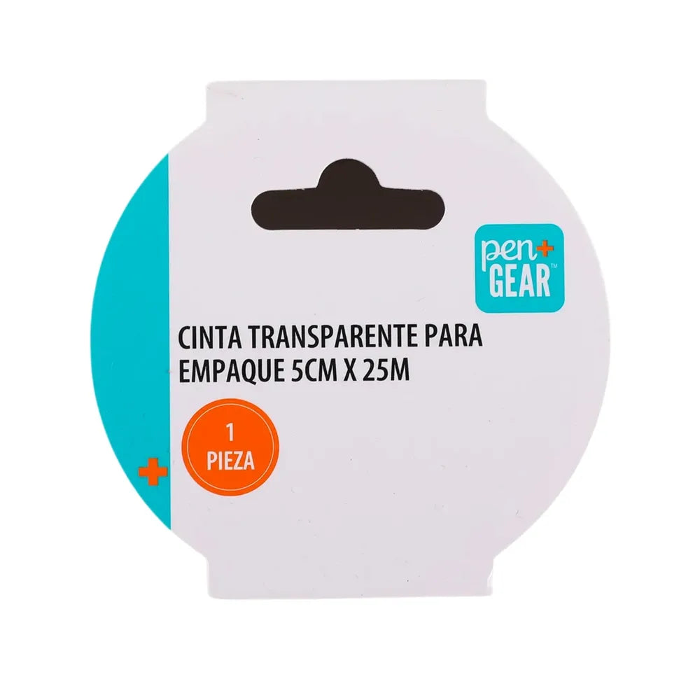 Cinta Pen Gear Adhesiva Transparente Para Empaque