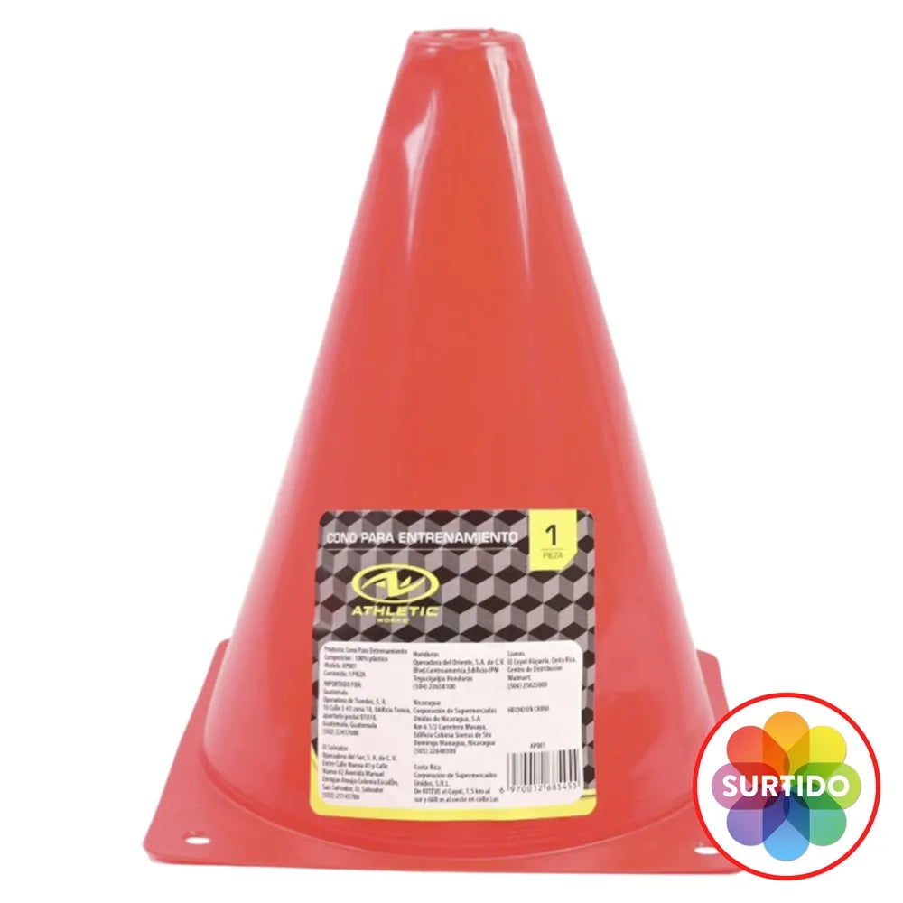Cono De Entrenamiento Athletic Works Color Surtido - 7 Pulgadas