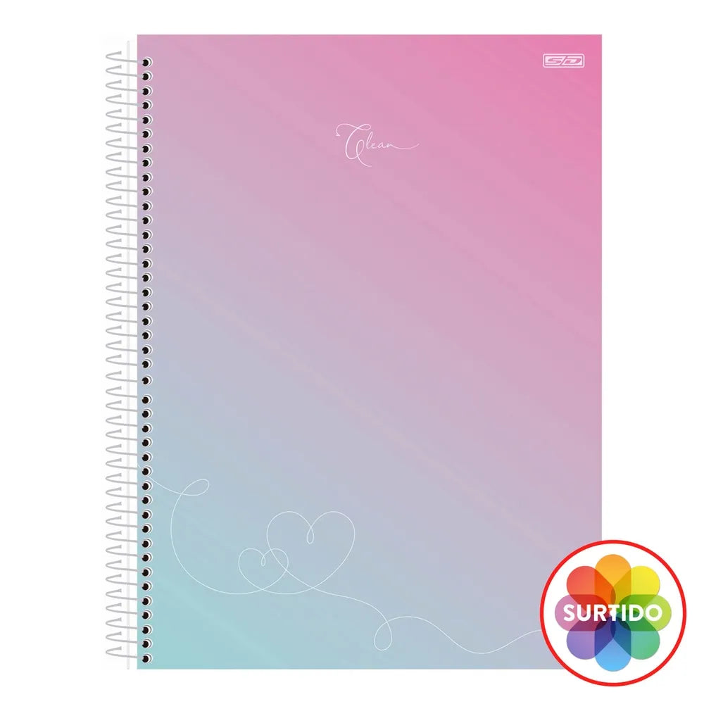 Cuaderno Sao Domingo, Clean Surtido -80 Hojas