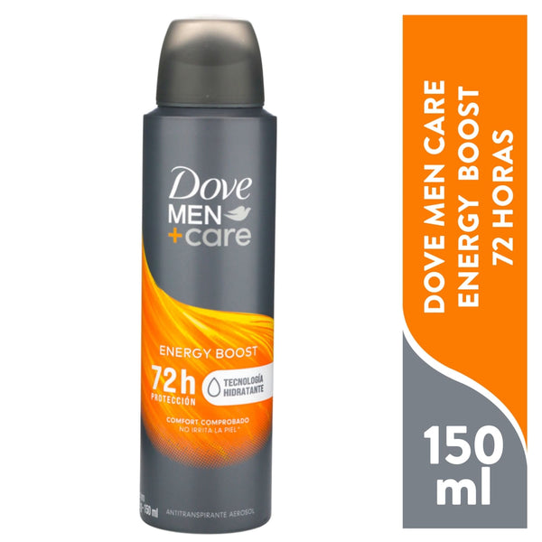 Desodorante Dove Men Aerosol Energy Boost – 150 Ml