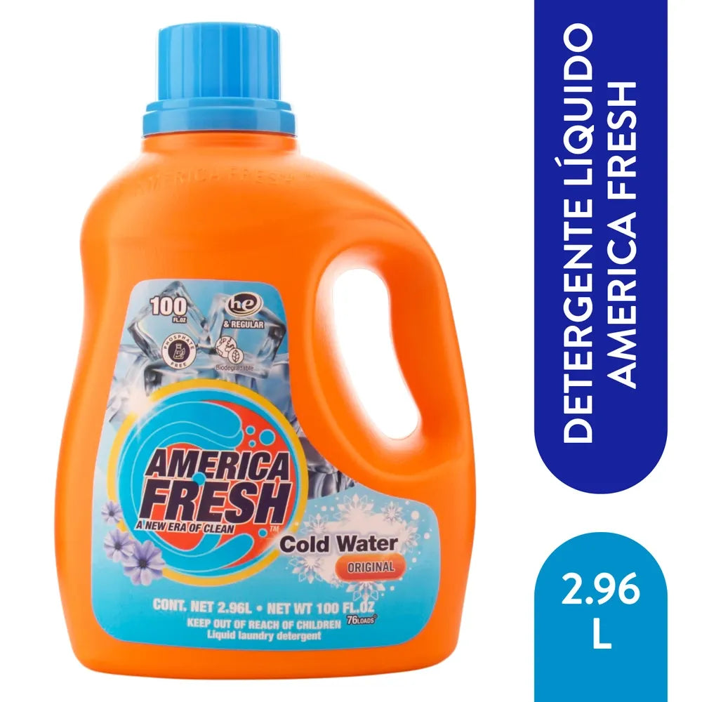 Det Liq America Fresh Cold Water 2960ml