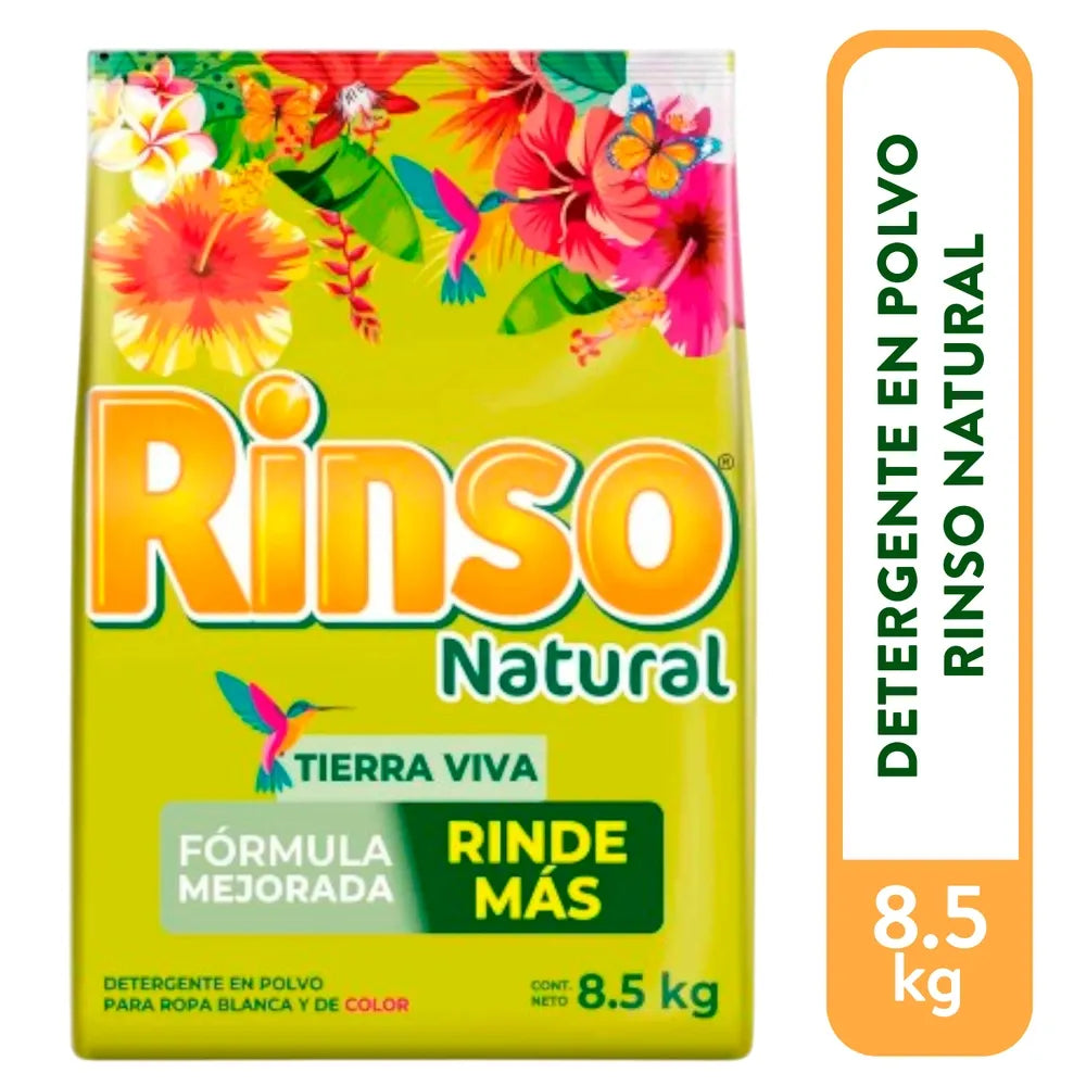 Deterg Polvo Rinso Natural Tierra 8500g