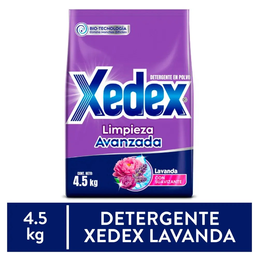 Deterg Polvo Xedex Lavanda 4500g