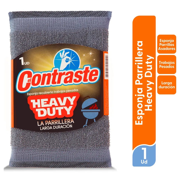 Esponja El Contraste Heavy Duty Parrillera - 1 Ud