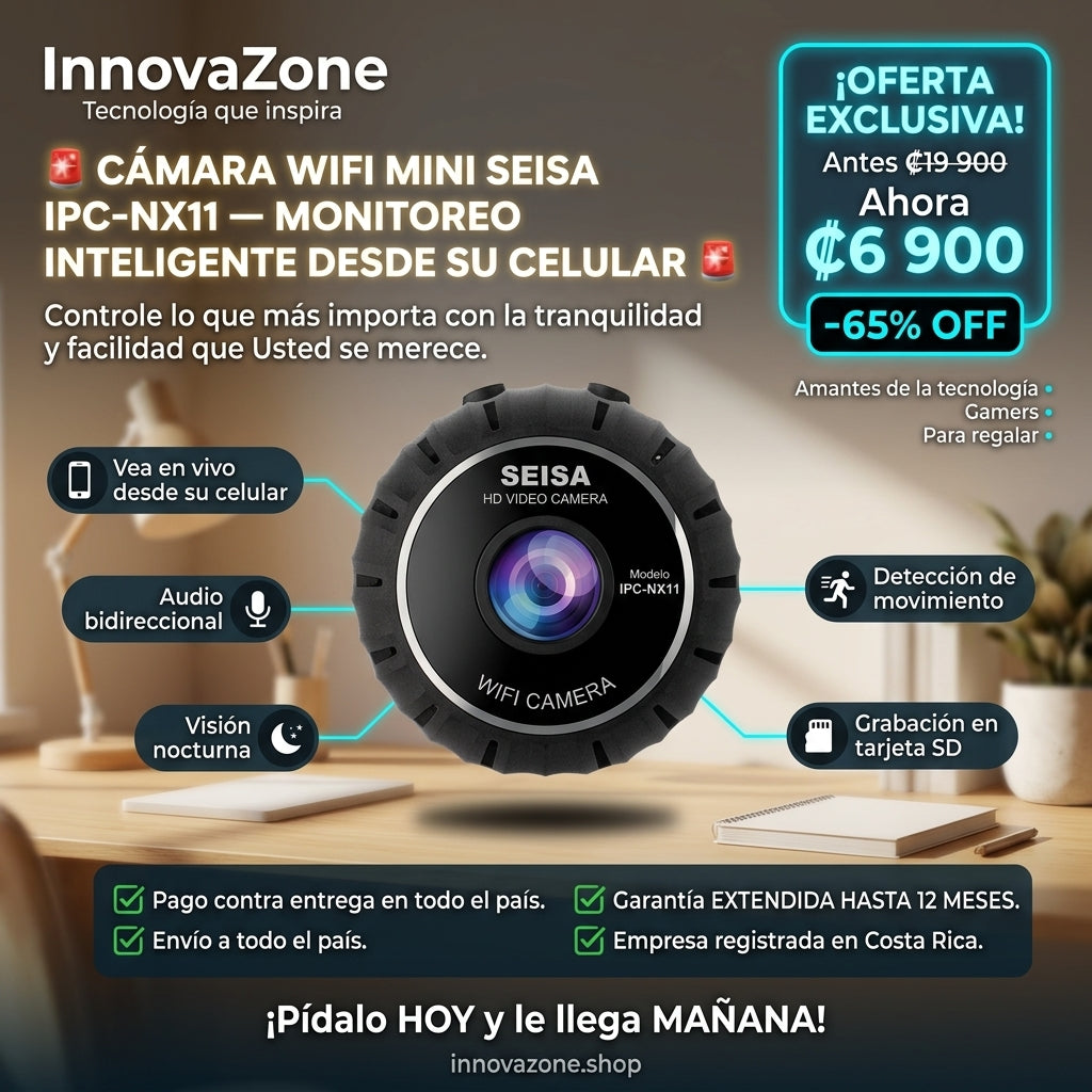 Cámara WiFi Mini SEISA IPC-NX11 - oferta
