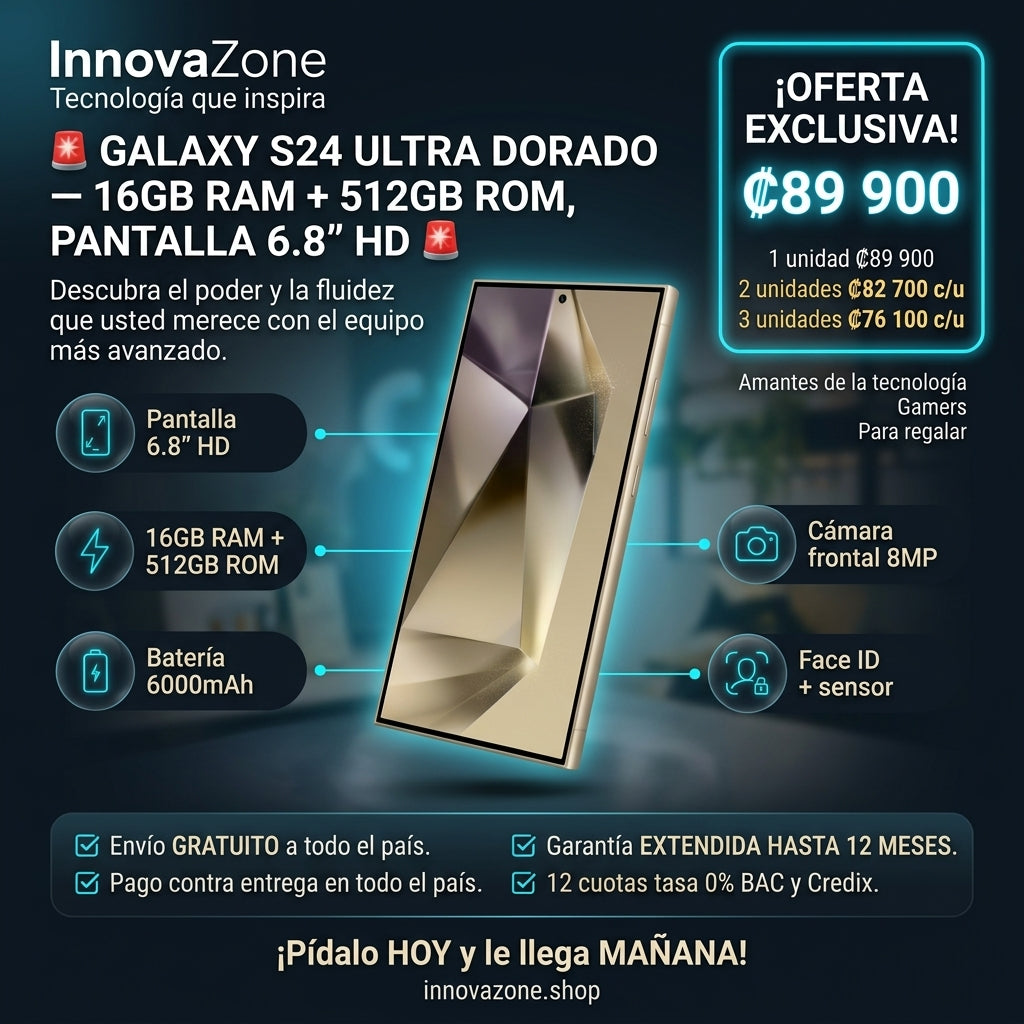 Galaxy S24 Ultra Dorado - oferta