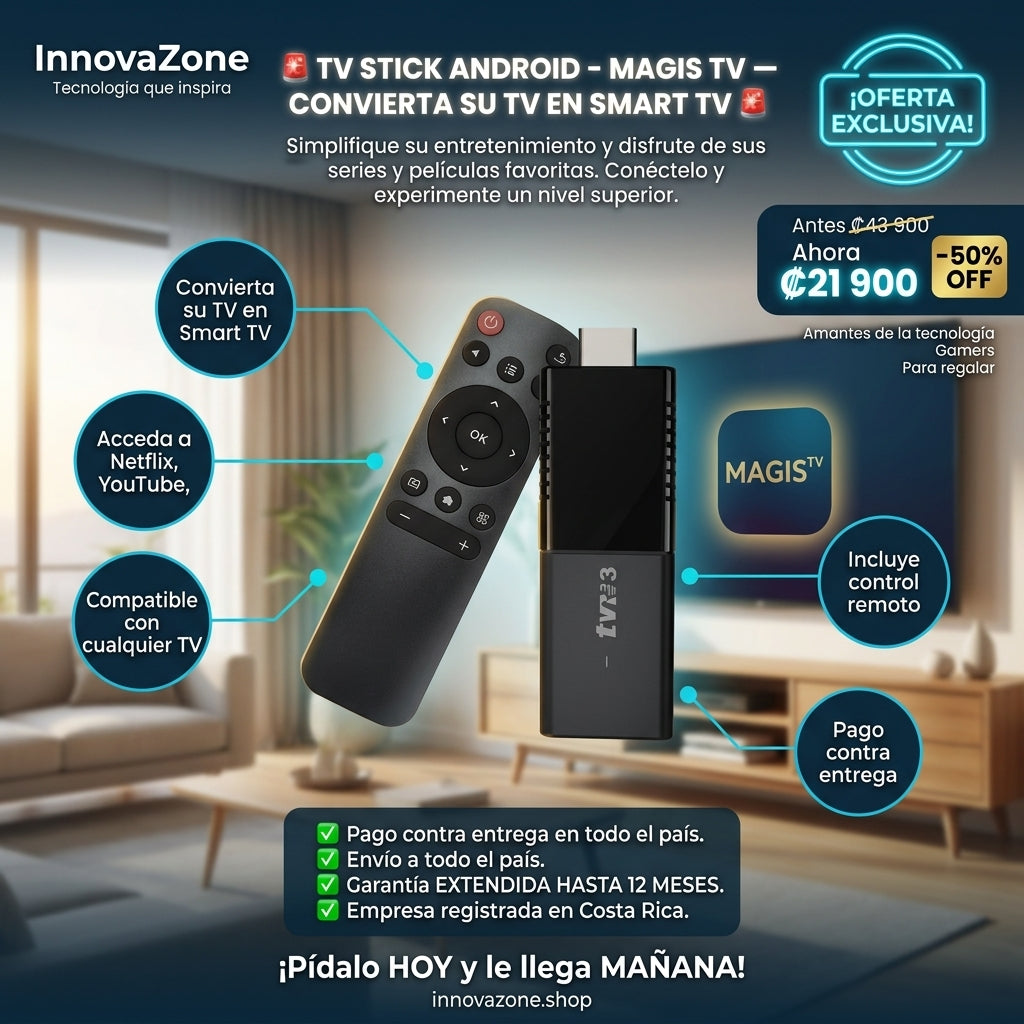 TV STICK Android - MAGIS TV - oferta