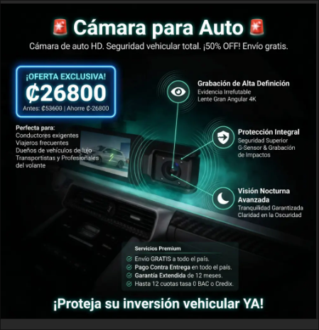 Cámara para Auto HD - oferta