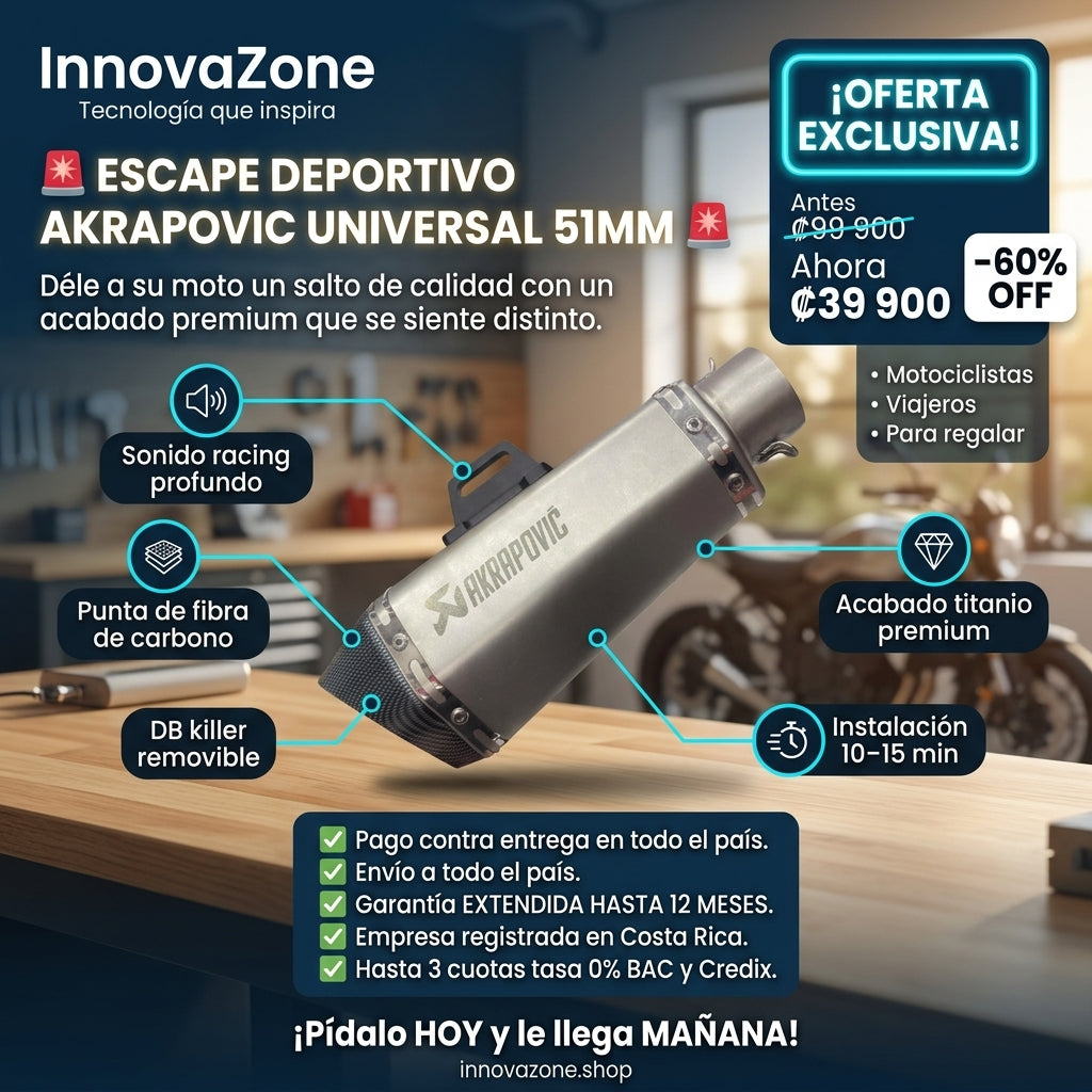 Escape Deportivo Akrapovic - oferta