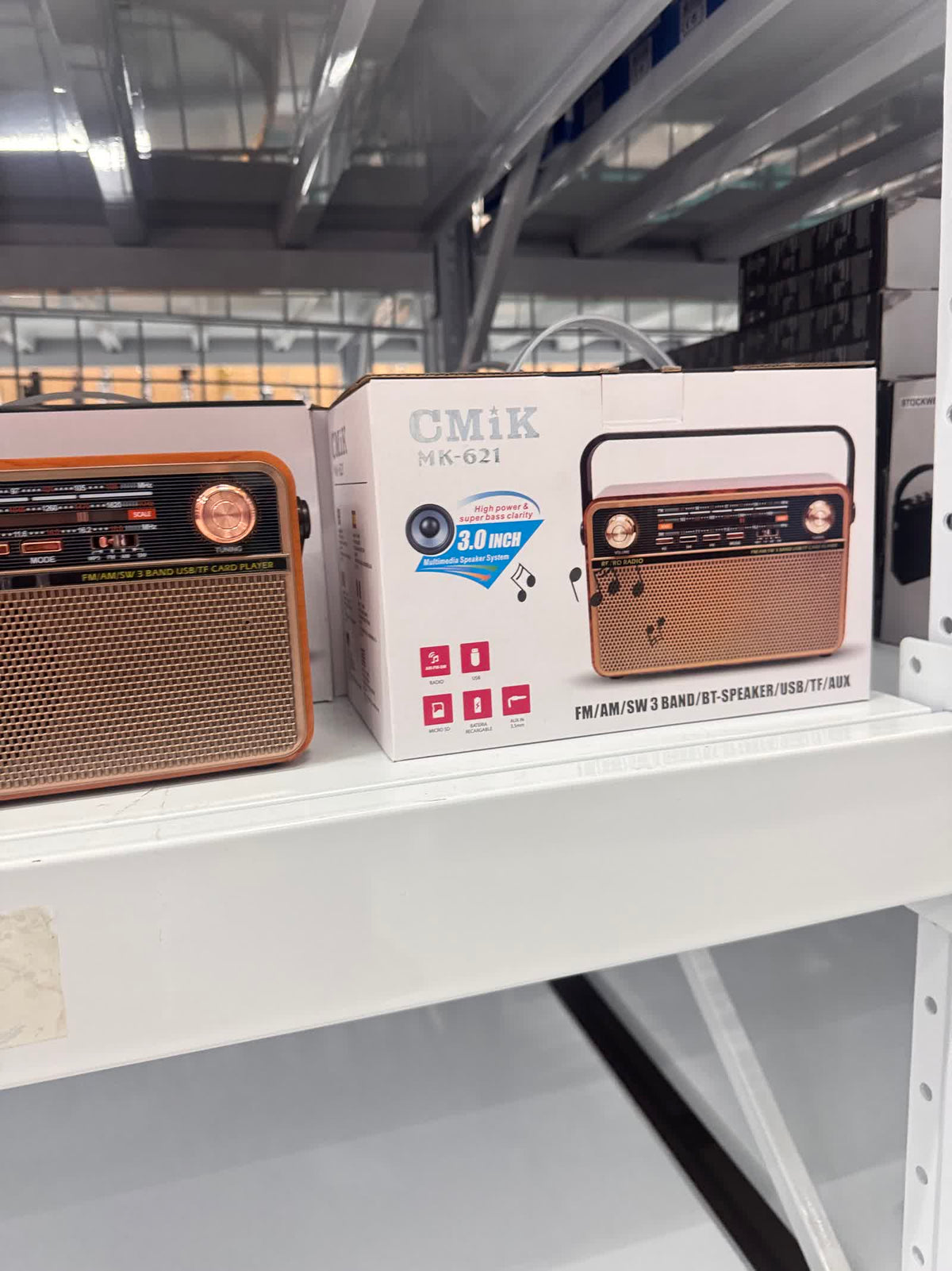 📻 Radio Retro CMiK con Bluetooth · FM, AM y SW, USB y TF - foto real 1