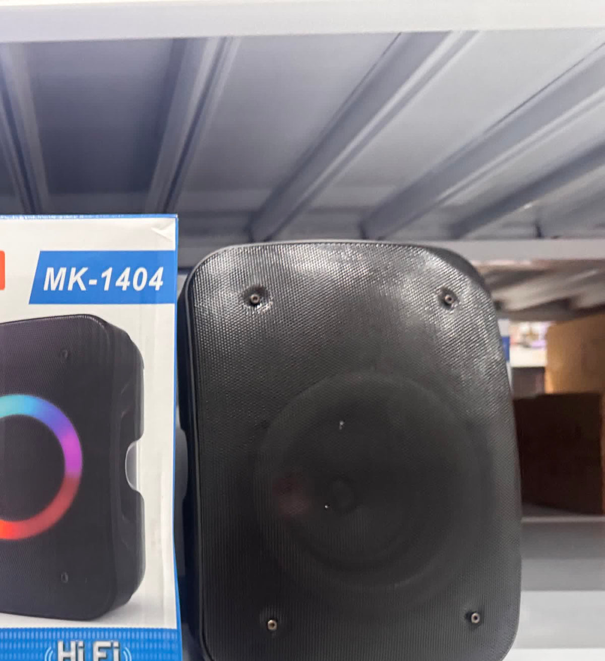 🔊 Parlante CMiK MK-1404 con Luz RGB · USB, TF y Karaoke - foto real 1