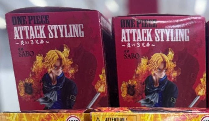 🔥 Figura One Piece Attack Styling Sabo · Caja Roja - foto real 1