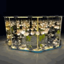 Lampara Tulipanes 1128-1 Hexagonal
