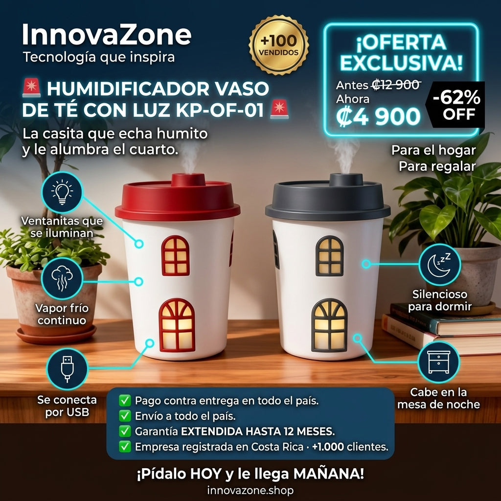 Humidificador vaso de te oferta