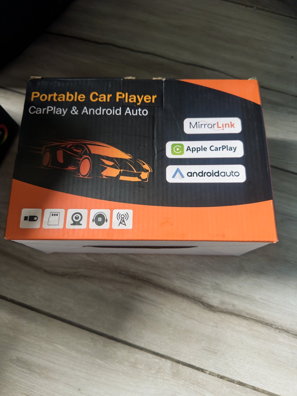 Portable Car Player CarPlay & Android Auto - foto real