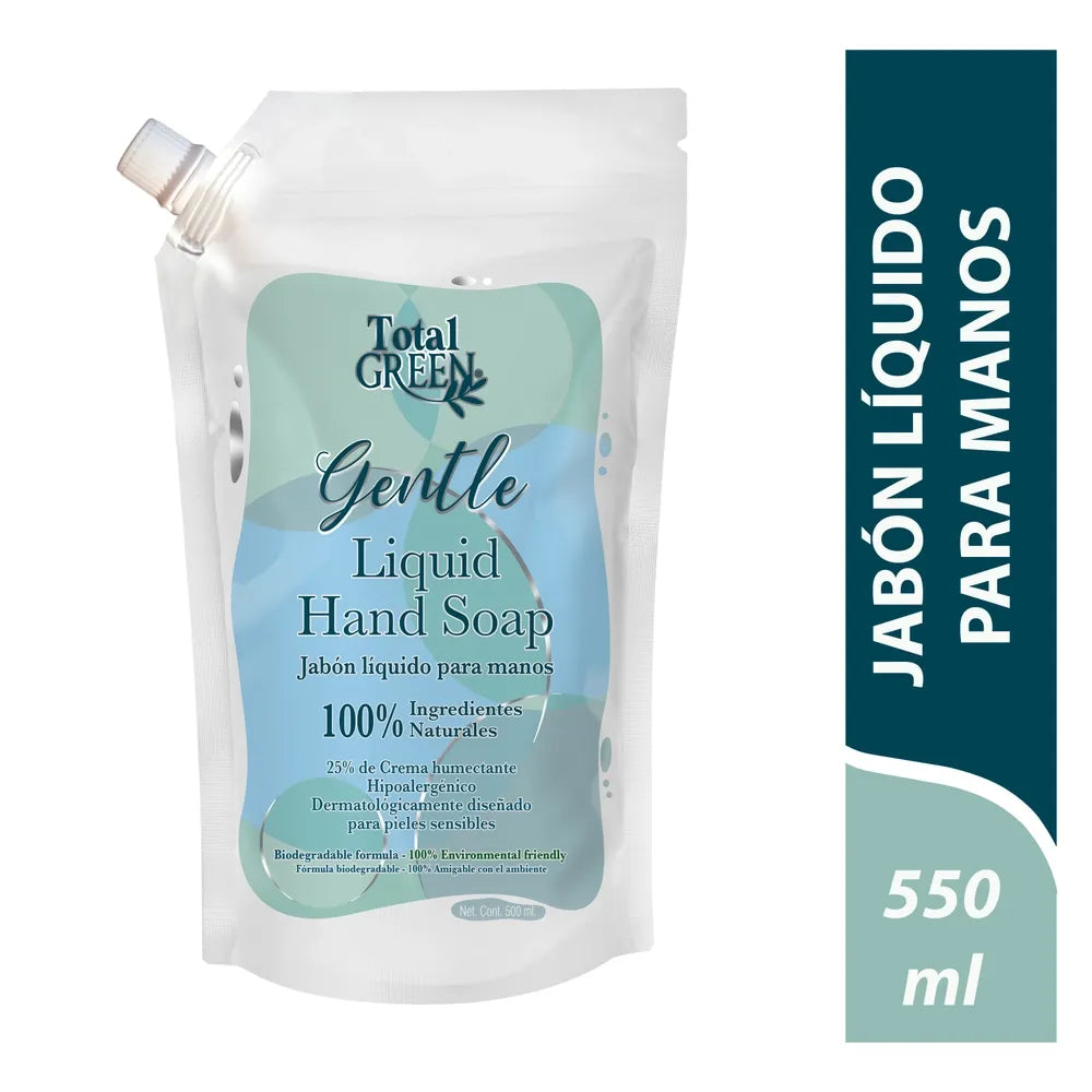 Jabón Para Manos Natural Total Green Doypack - 500 Ml