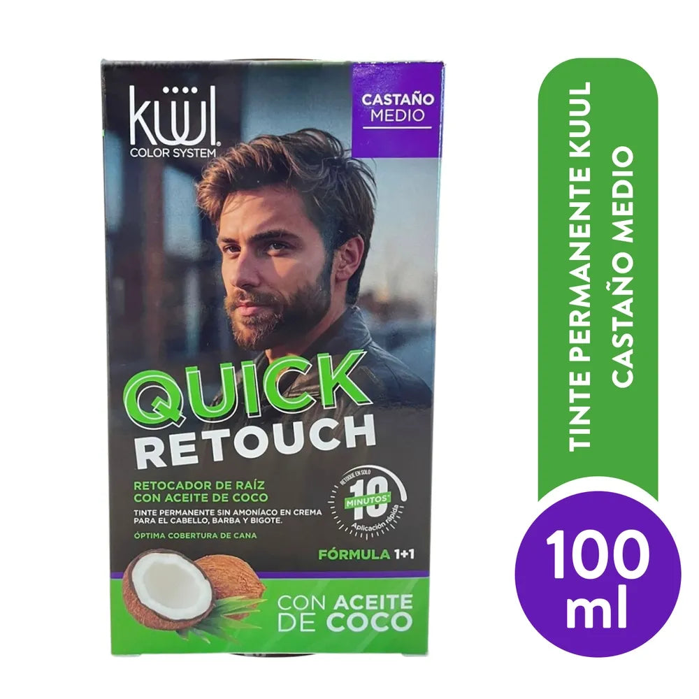 Kuul Quick Retouch Castano Medio 100ml