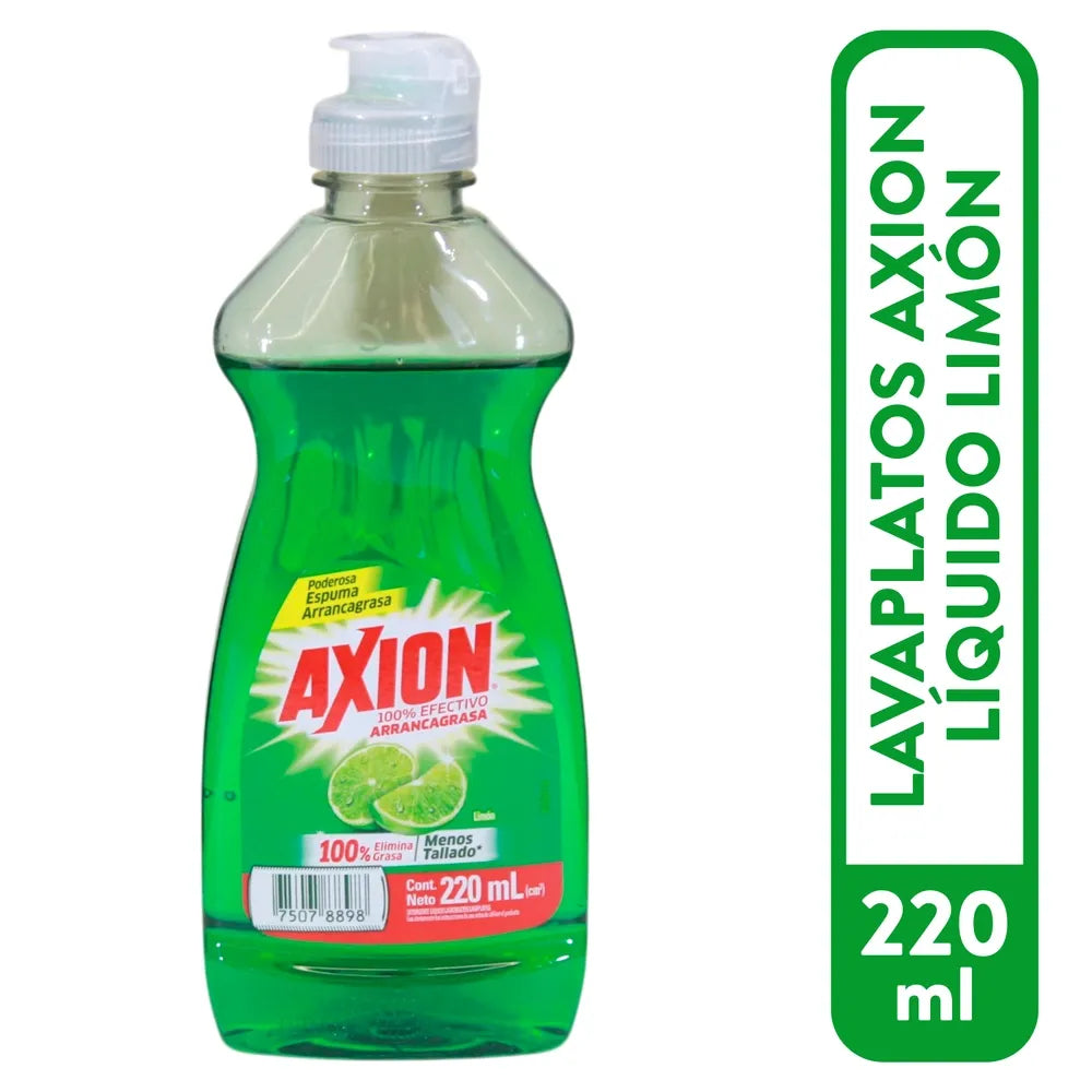 Lavaplatos Axion Limon Liquido Bot 220ml