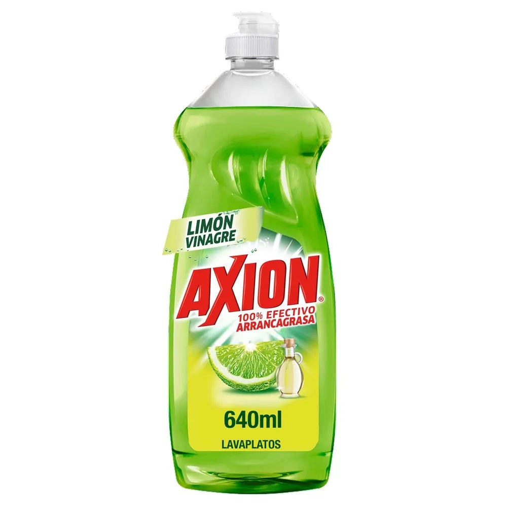 Lavaplatos Axion Limon Vinagre Líquido - 640 Ml