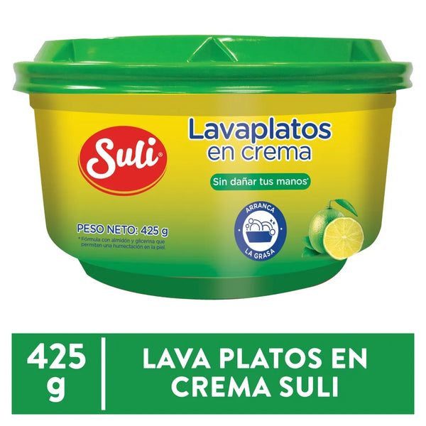 Lavaplatos En Crema Suli Limón - 425 G