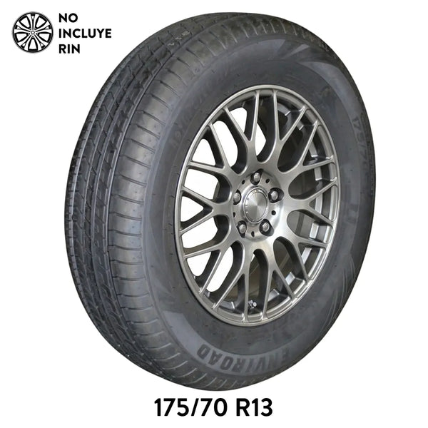 Llanta Para Auto Enviroad, Medidas: 175/70 Rin 13