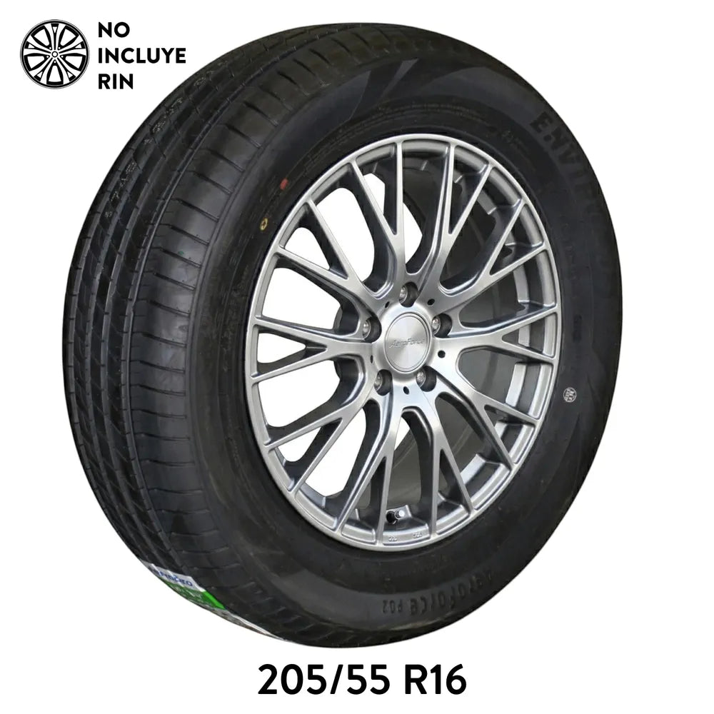 Llanta Para Auto Enviroad, Medidas: 205/55 Rin 16