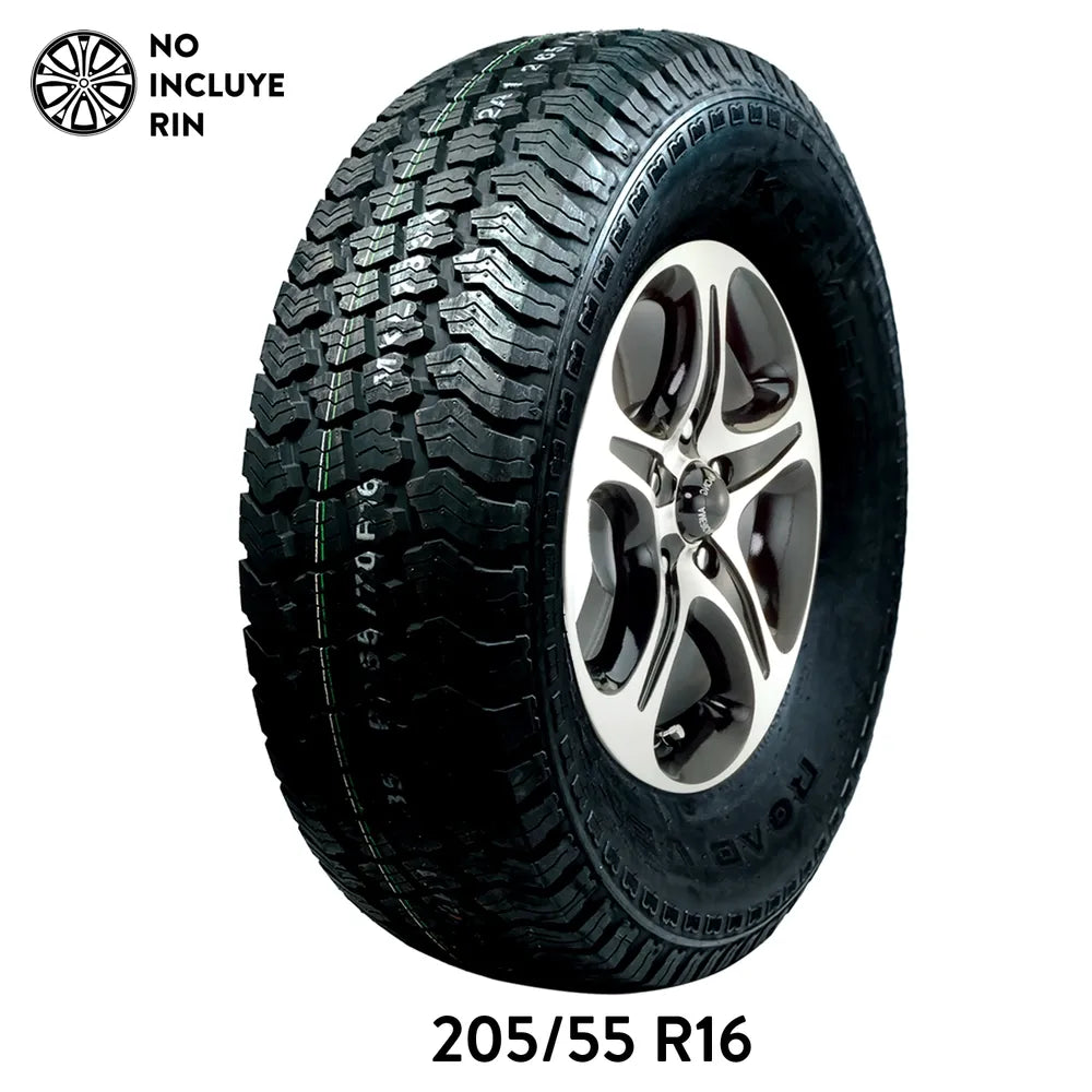 Llanta Para Auto Kumho Tire, Medidas: 205/55 Rin 16