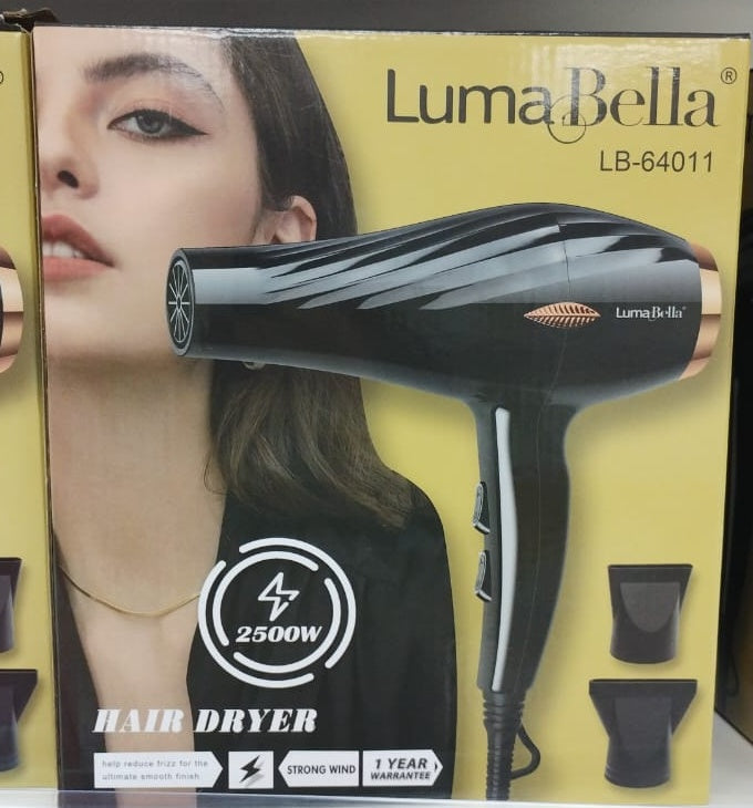 💨 Secadora de Cabello Profesional LumaBella LB-64011 2500W