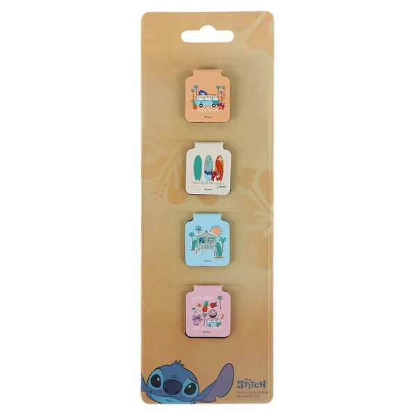 Marcapaginas Stitch Magnéticos -4 Pzas