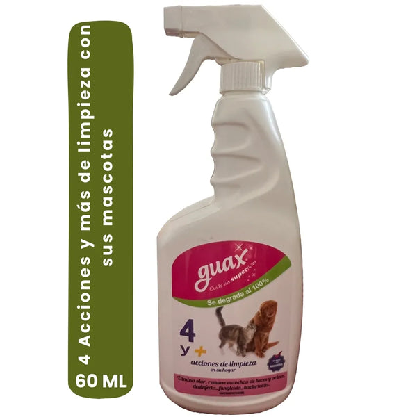 Mascotas Guax Multi 4 Acción Natural - 950 Ml