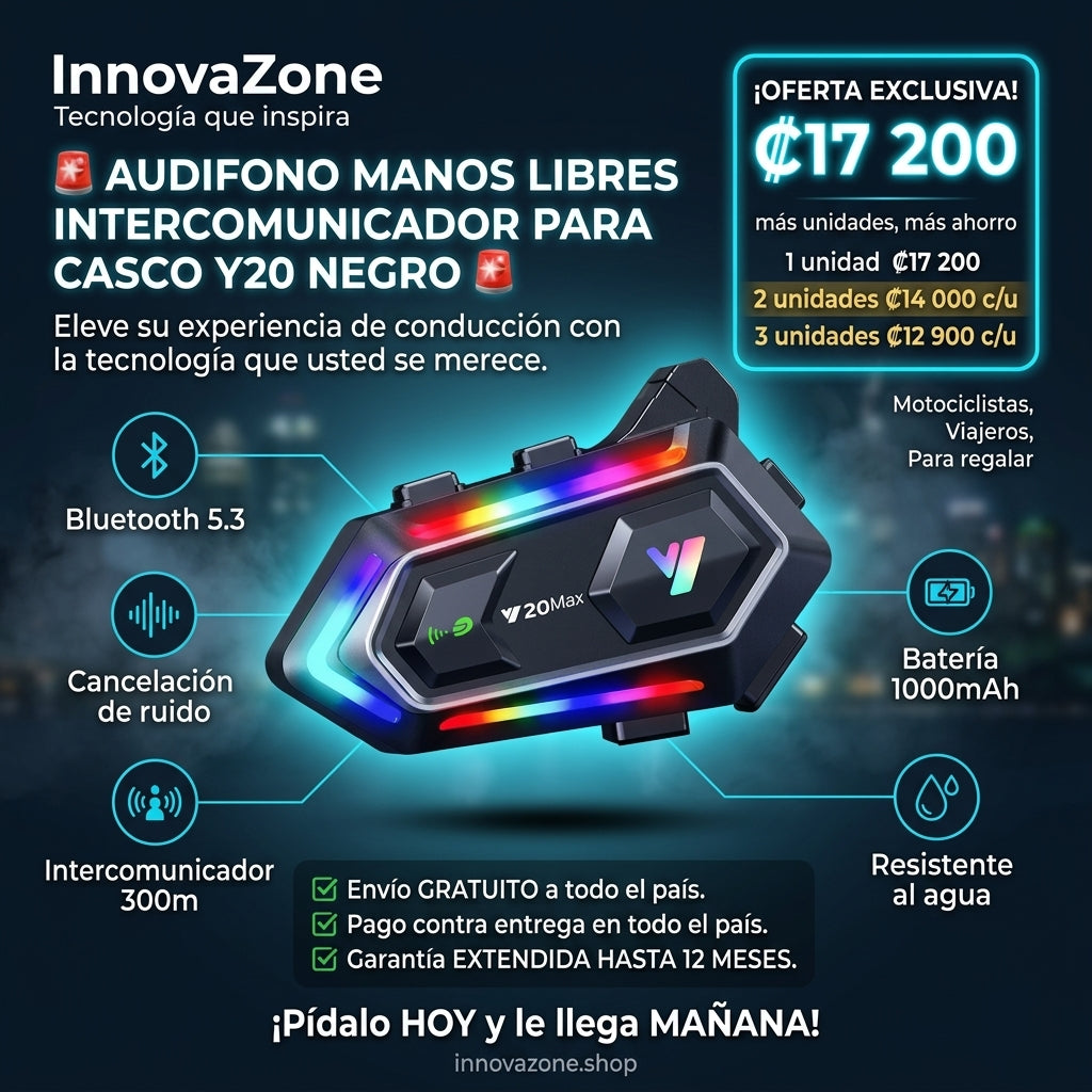 Audifono Y20 Negro - oferta