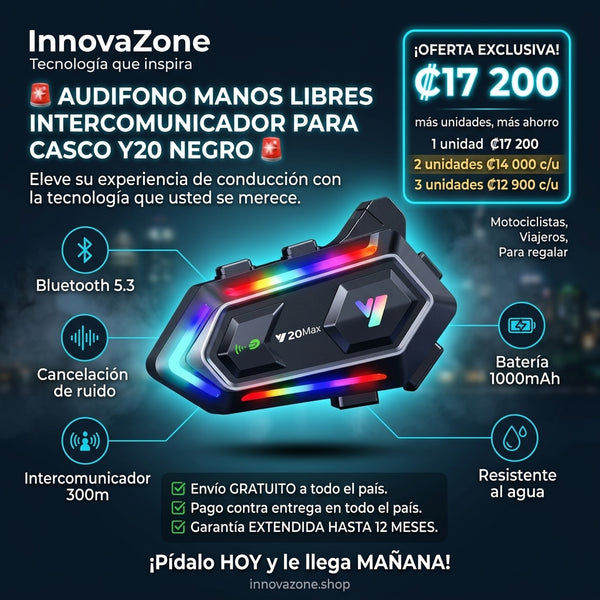 Audifono Y20 Negro - oferta