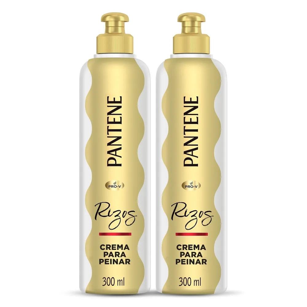 Crema Peinar Pantene Rizos Definidos Pack - 2 Uds X 300 Ml C/u