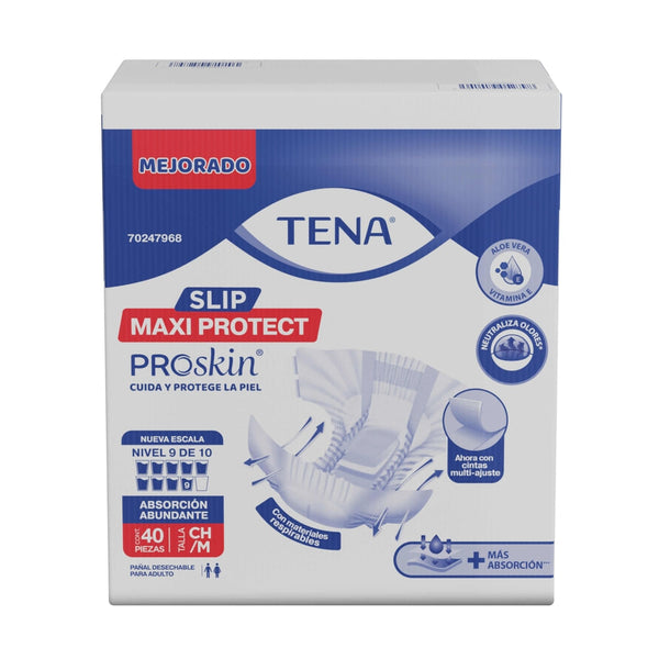 Protectores Anatomicos Tena Slip Mediano - 40 Uds